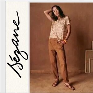 Sezane Manu Trousers size 38 roll up